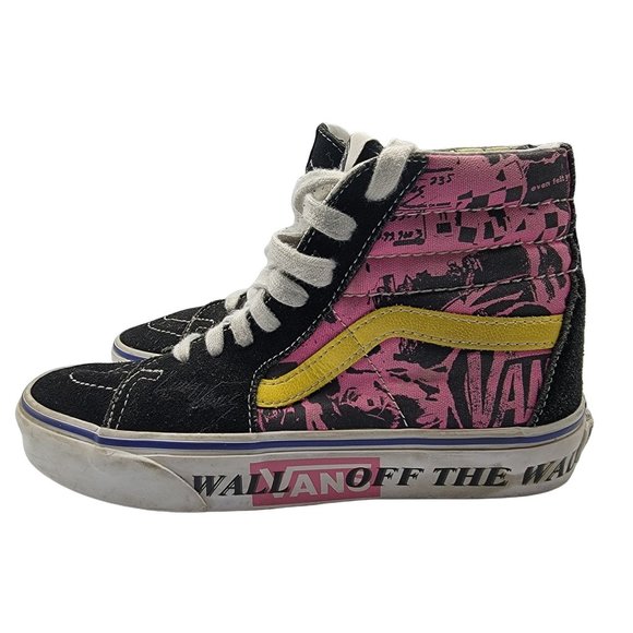 VANS SK8-Hi Lady Vans Azalea Pink True White Women Sneakers Size 5 - Picture 5 of 12